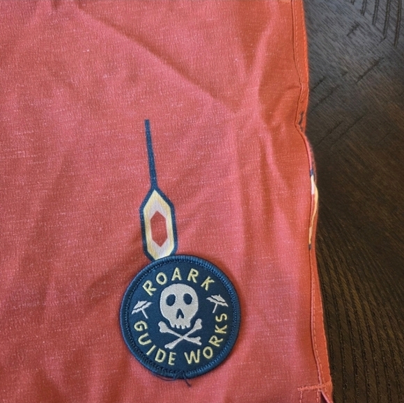 ROARK Men's Shorey 16" Castagno Saffron Red Boardshorts Medium Surf Outdoor New - Picture 4 of 10